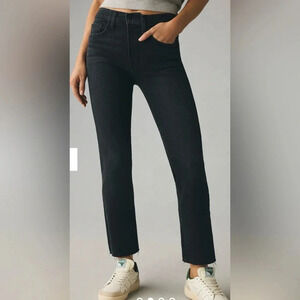 JOES JEANS BLACK CORDUROY THE CALLIE HIGH RISE CROPPED BOOT CUT SIZE 29